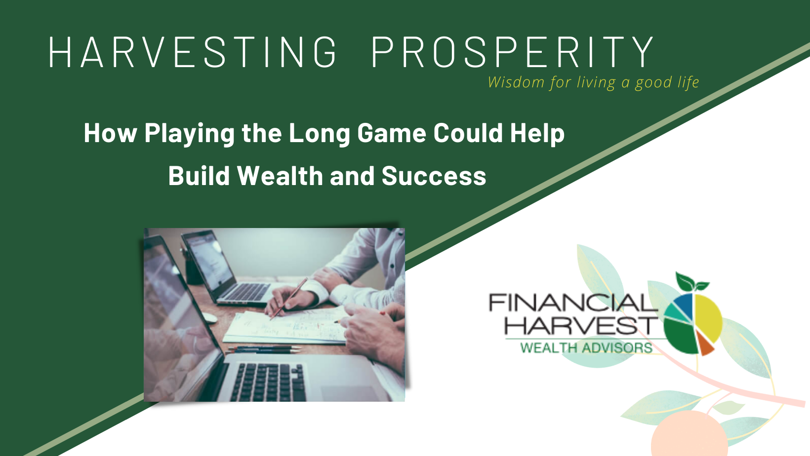 How playing the long game could help build wealth and success - harvesting prosperity january 2020