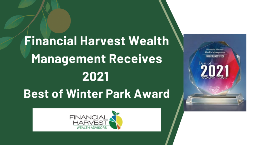 Financial harvest wealth management receives 2021 best of winter park award